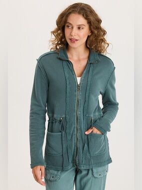 XCVI LEMONT CINCHABLE FLEECE JACKET
Ocean Storm Pigment